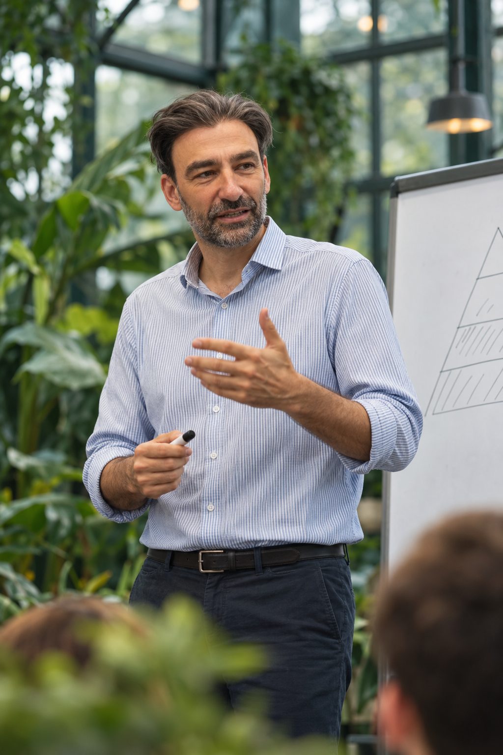 Paolo Coletti durante un workshop