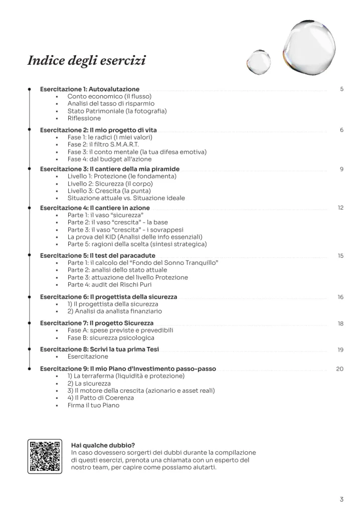 Pagina 3 dell’eserciziario