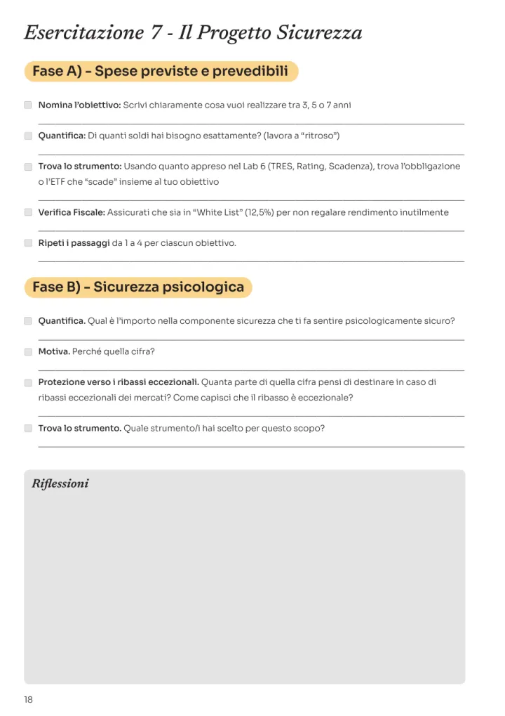 Pagina 18 dell’eserciziario
