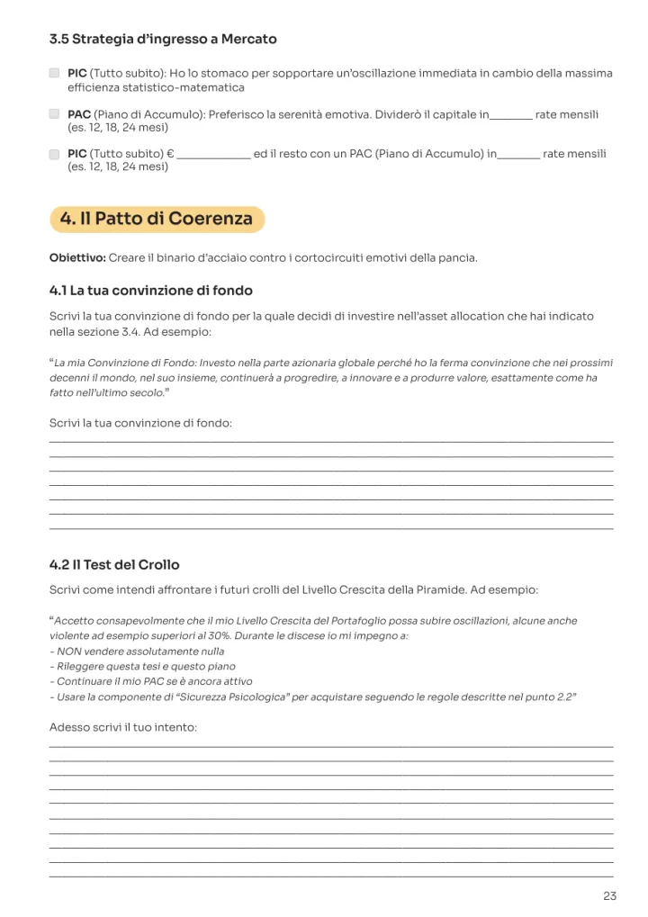 Pagina 23 dell’eserciziario