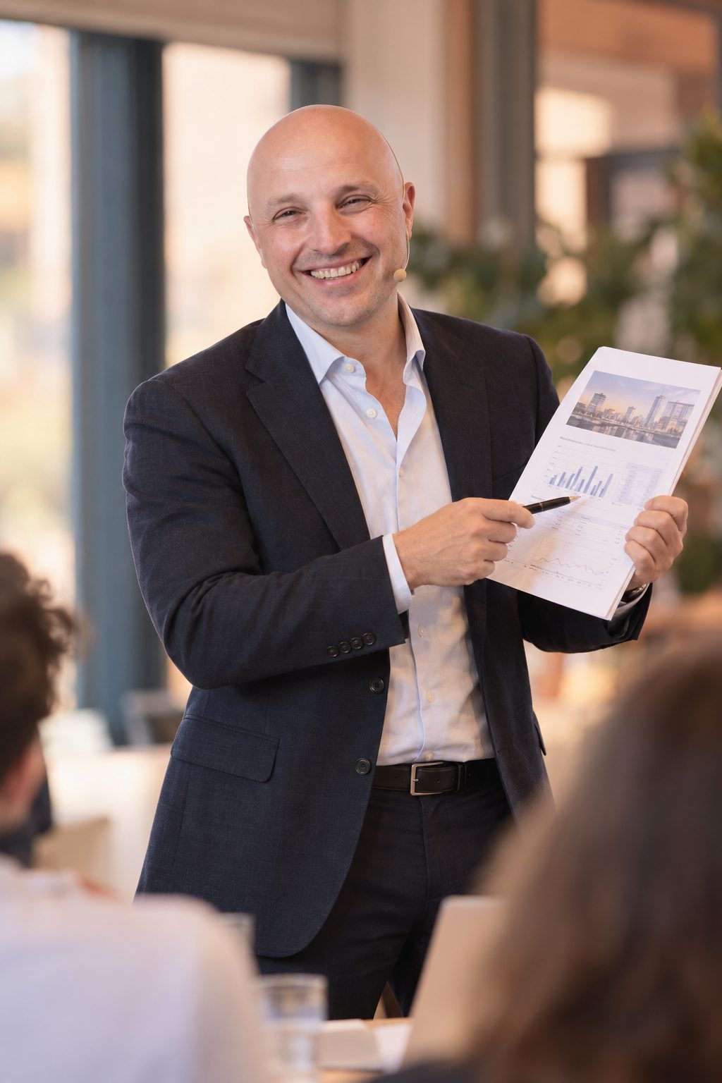 Alessandro Pedone durante un workshop